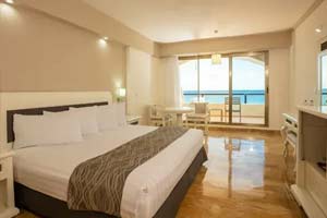 The Deluxe King Ocean View Room at Golden Parnassus All Inclusive Resort & Spa